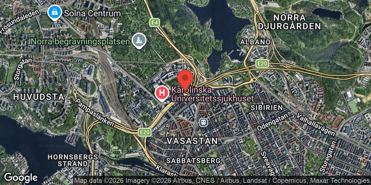 Fordonshaveri på E4 vid Eugeniatunneln påverkar trafiken mot Södertälje