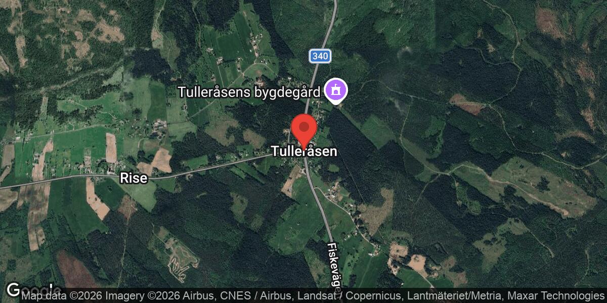 Bärgning av bil på Väg 340 påverkar trafiken mellan Hissmoböle och Tulleråsen