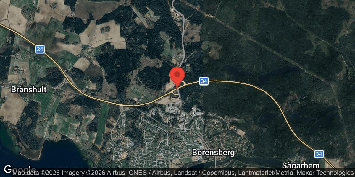 Vägarbete med stor påverkan på väg 34 mellan Borensberg och Linköping