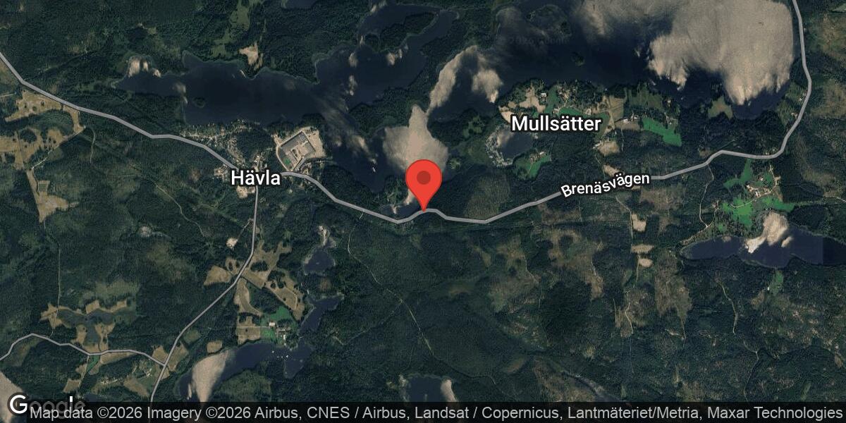 Nedfallet träd orsakade stor påverkan på väg 1182 vid Hävla