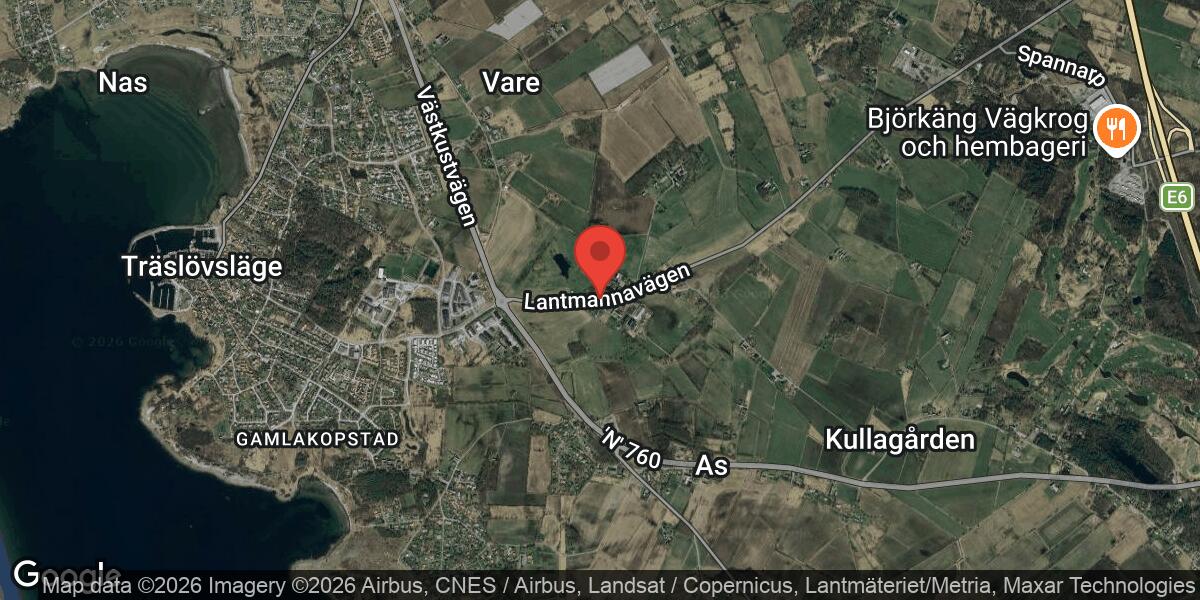 Singelolycka på väg 761 mellan Bosens och Himle med stor påverkan