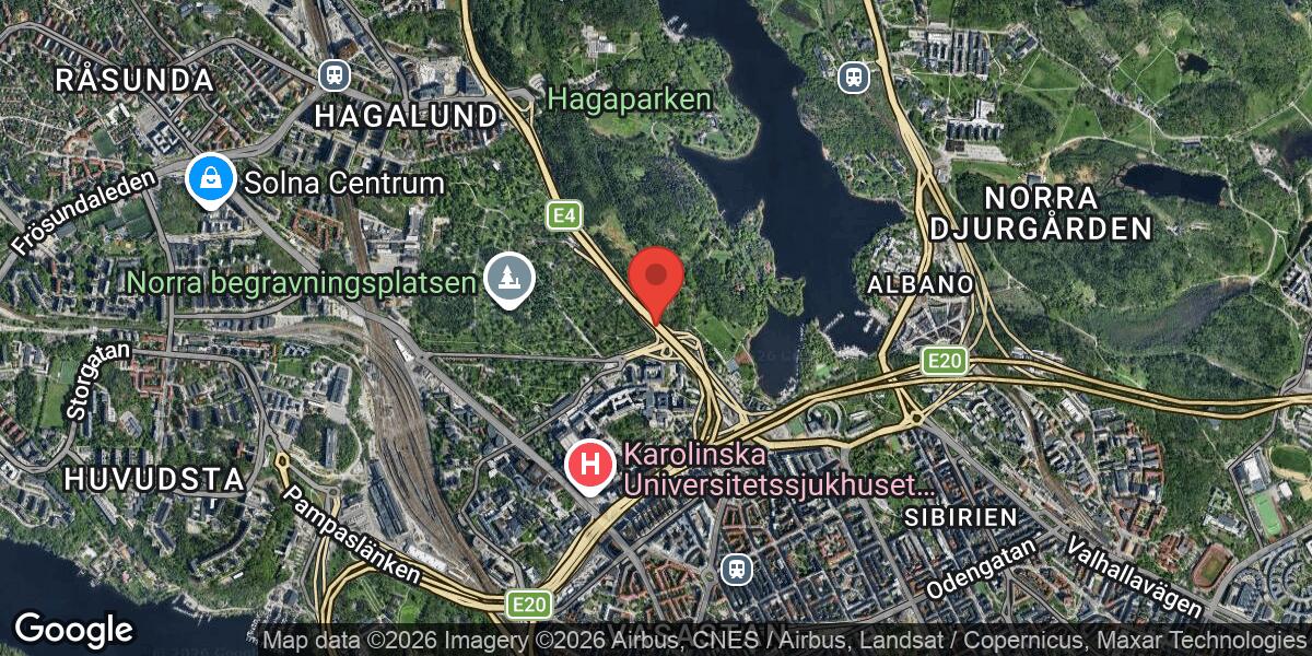 Föremål på vägen orsakade stor påverkan på E4 vid Trafikplats Haga Södra