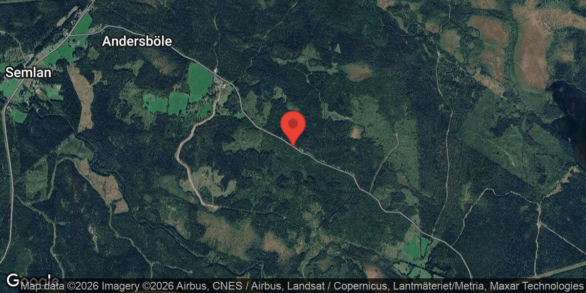 Fordonshaveri blockerar väg 668 mellan Semlan och Mattmar