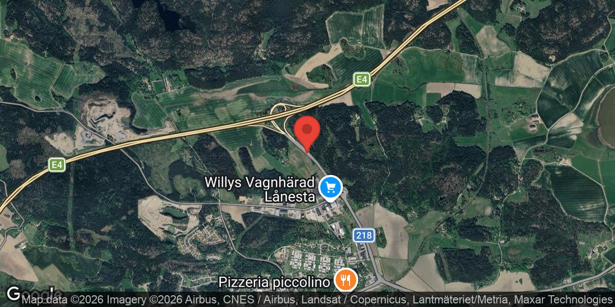 Singelolycka på väg 218 mot Vagnhärad med stor påverkan