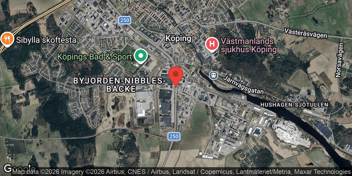 Vägarbete på Väg 250 i Köping påverkar trafik i båda riktningarna