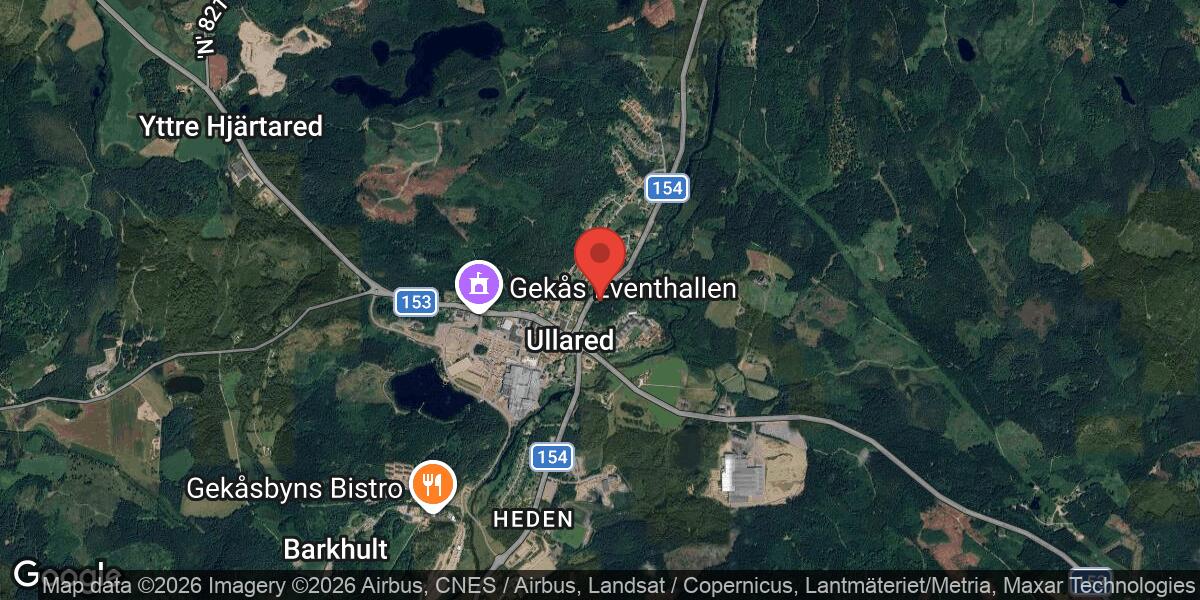 Vägarbete på Väg 154 mellan Ullared och Fridhemsberg påverkar trafiken