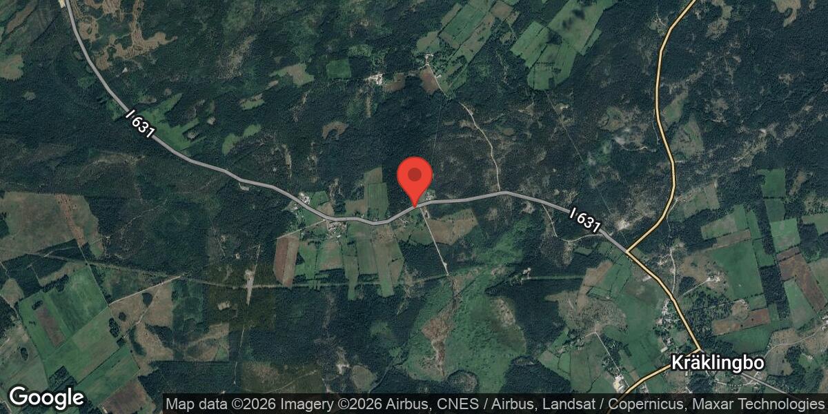 Vägarbete på Väg 631 mellan Unsarve och Katthammarsvik den 16 mars