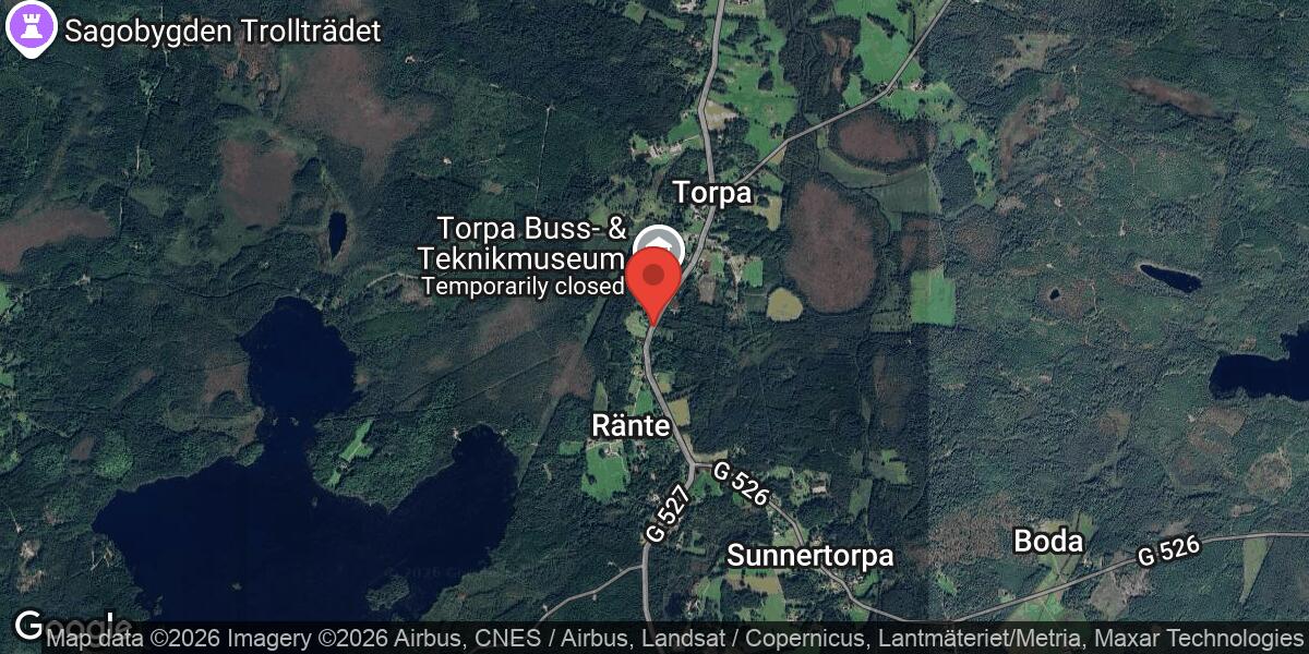 Vägarbete på väg 527 mellan Sunnertorpa och Torpa den 17 mars