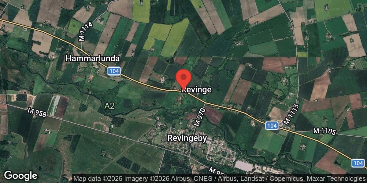 Vägarbete med stor påverkan på väg 104 vid Revinge