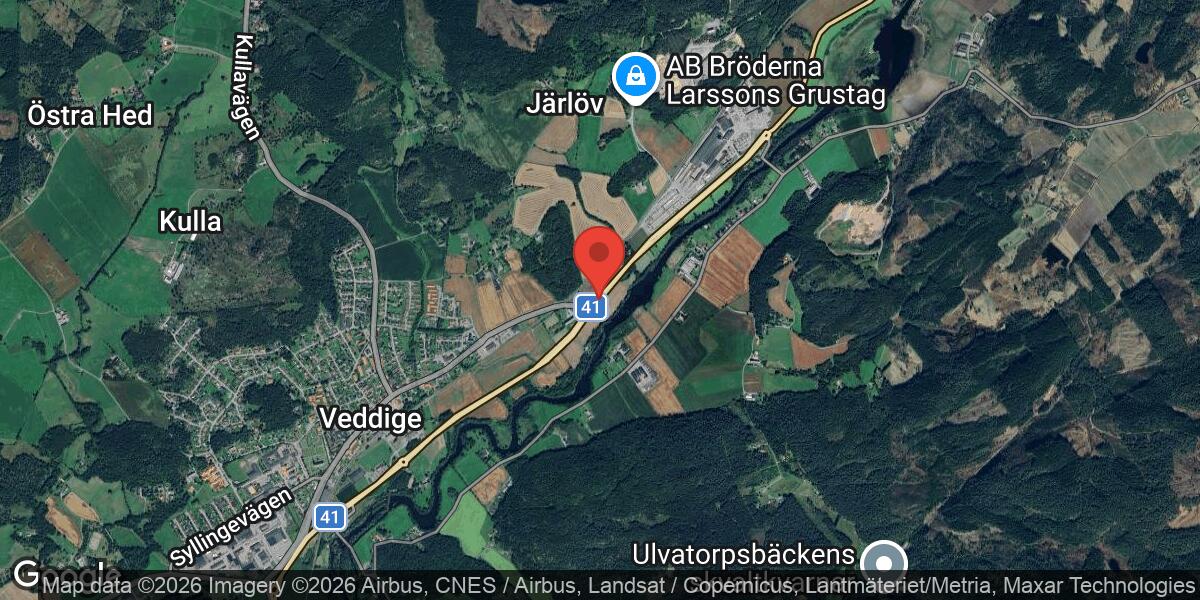 Underhållsarbete på Väg 41 mellan Kapmansgatan och Järlöv med hastighetssänkning