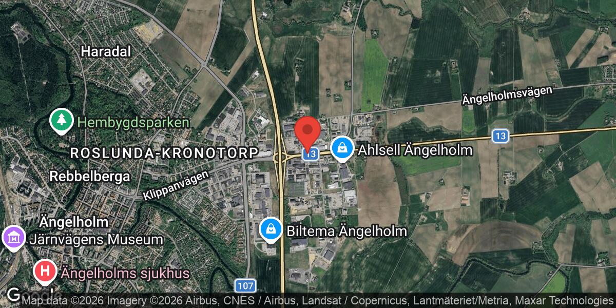 Lastbilshaveri orsakade stor påverkan på väg 13 vid Rebbelberga