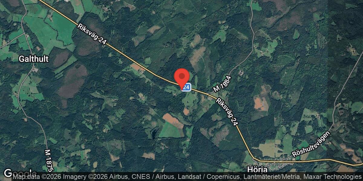 Vägarbete på Väg 1881 i Hässleholm pågår till 25 mars