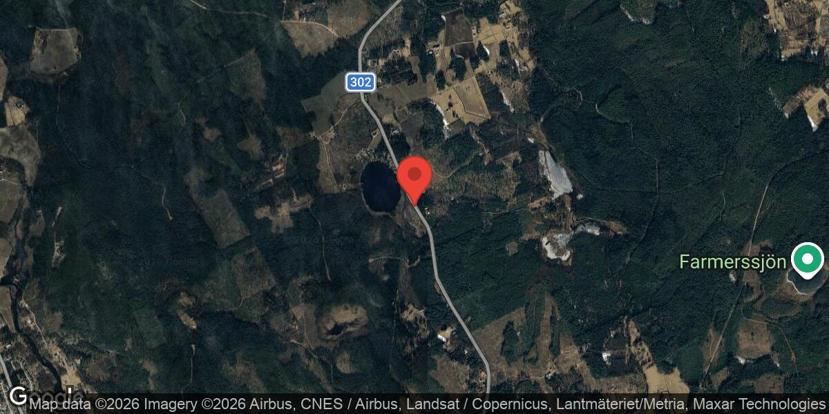 Vägarbete med kabelarbete på väg 302 mellan Norrberg och Överbyn