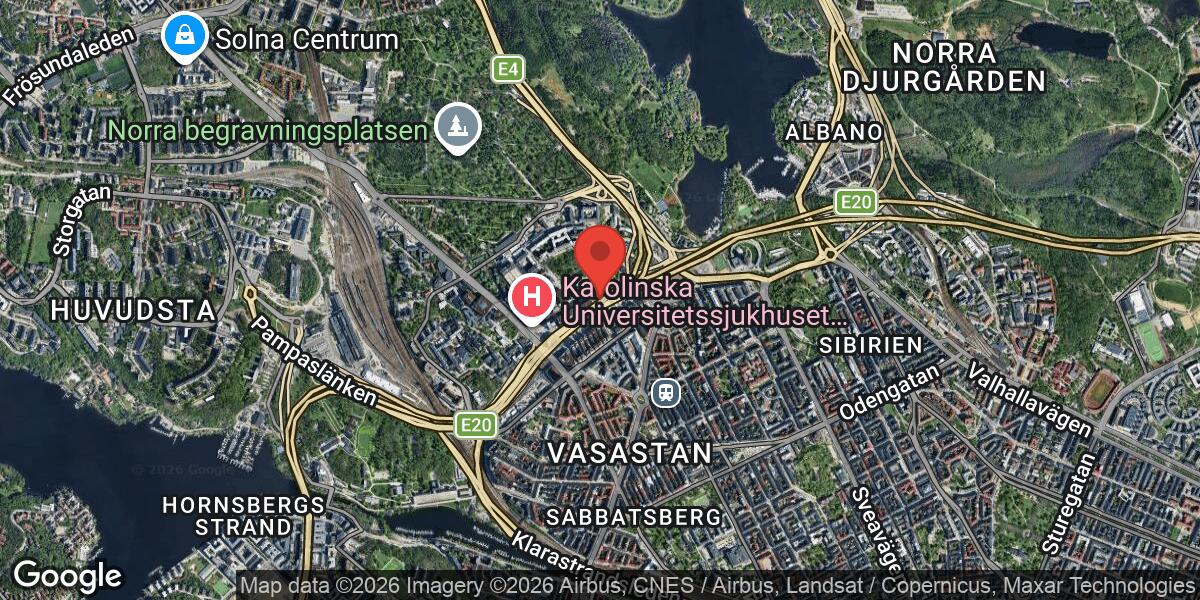 Fordonshaveri på E20 vid Norrtullstunneln påverkar trafiken mot Södertälje