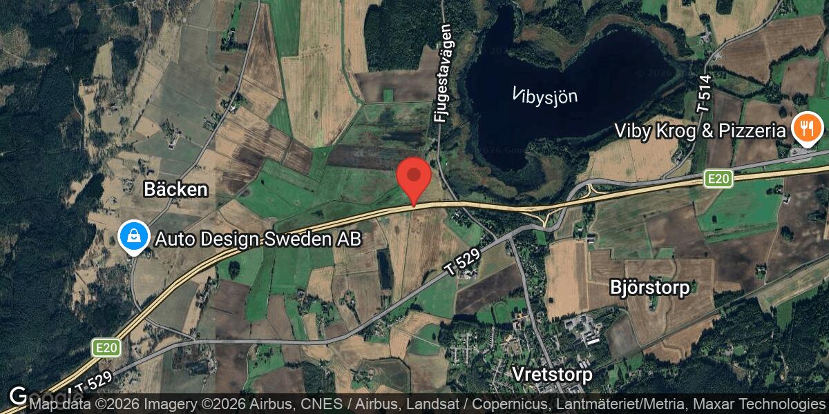 Rådjur på E20 mellan Sandstubbetorp och Trafikplats Vretstorp