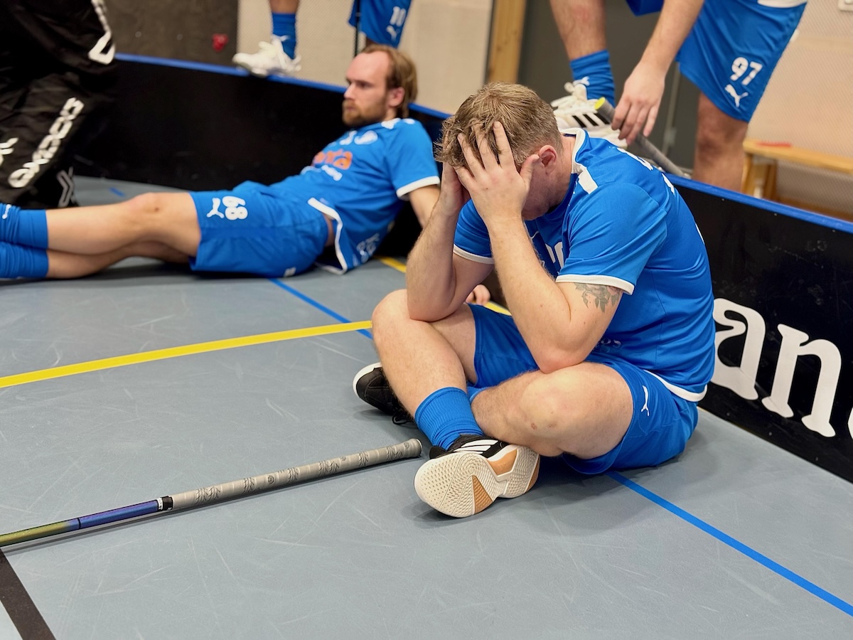 Mardrömskväll för Kumla IBK, uttåg ur kvalet och befarat benbrott