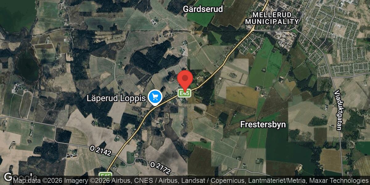 Räckesarbete på E45 mellan Linderud och Kärrbo påverkar trafiken