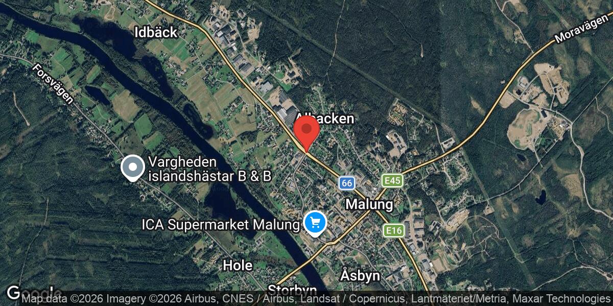 Vägarbete med begränsad framkomlighet på väg 66 mellan Malung och Närsjön