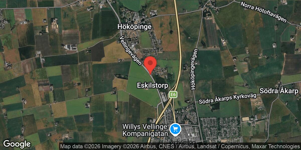 Vägarbete på Väg 500 mellan Hököpinge och Vellinge pågår till 24 mars