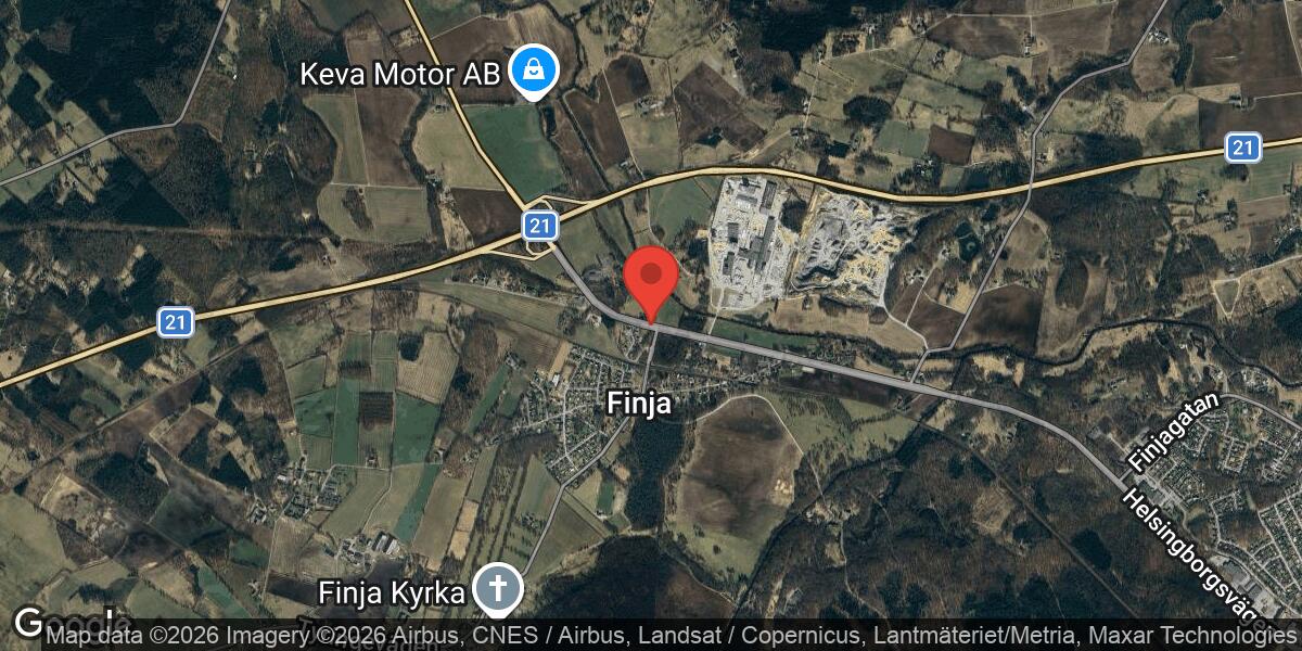 Brand i fordon på väg 1901 mellan Trafikplats Finja och Finja