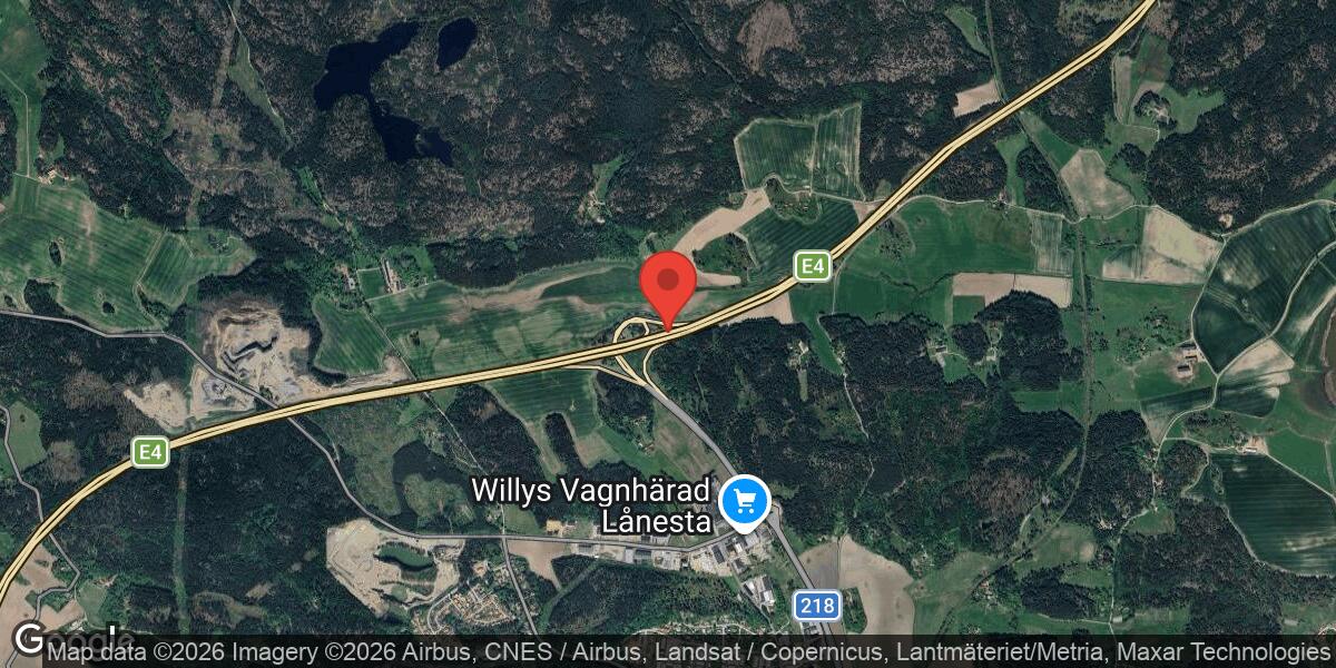 Vägarbete med stor påverkan på E4 mellan Tullgarn och Sillekrog