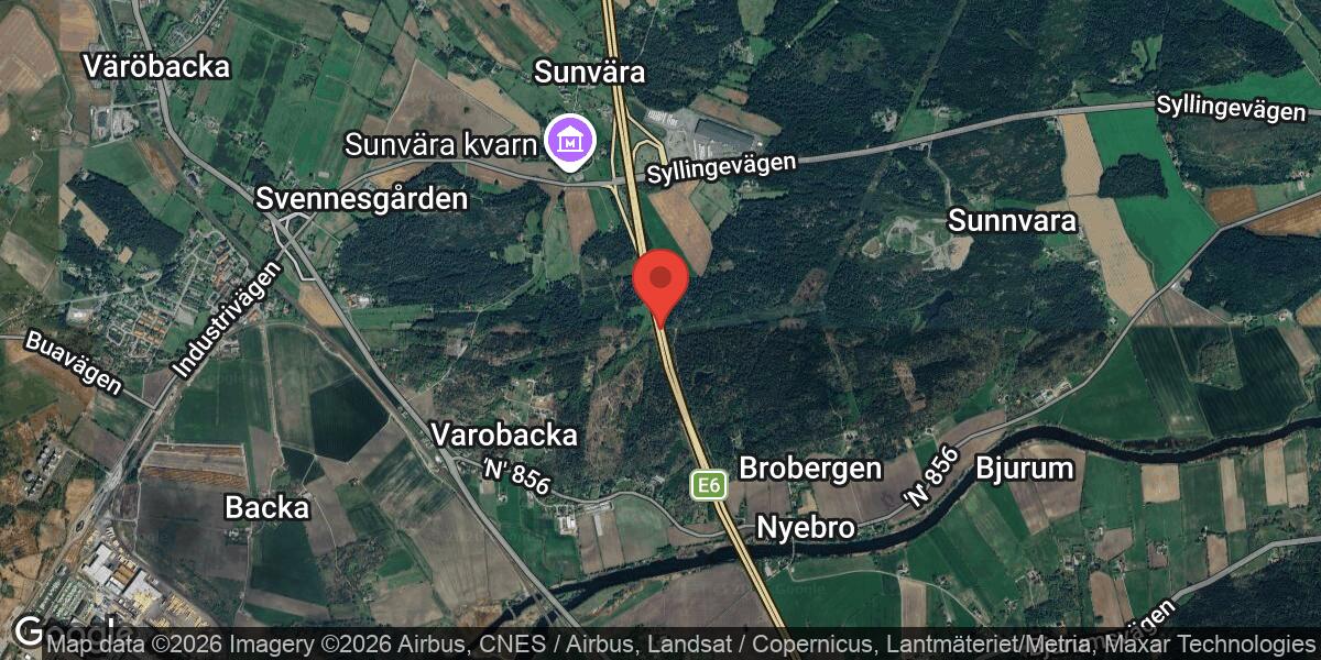 Vägarbete på E6 mellan Varberg N och Värö påverkar trafiken