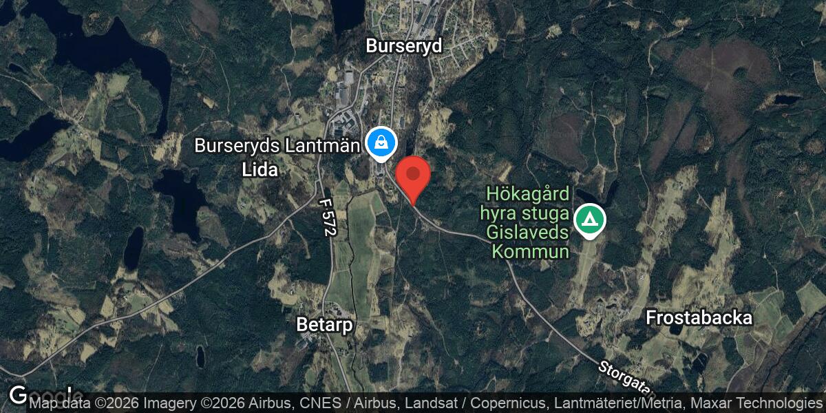 Vägarbete på Väg 576 söder om Burseryd pågår till slutet av mars