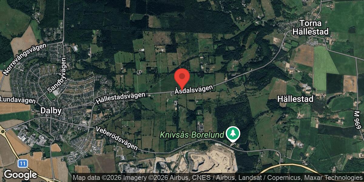 Vägarbete på väg 949 öster om Dalby pågår till slutet av mars