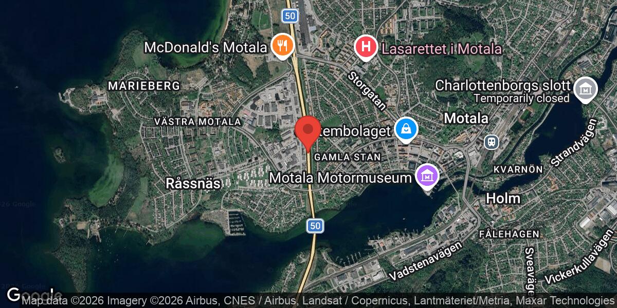 Vägarbete vid Motalabron påverkar trafiken på väg 50