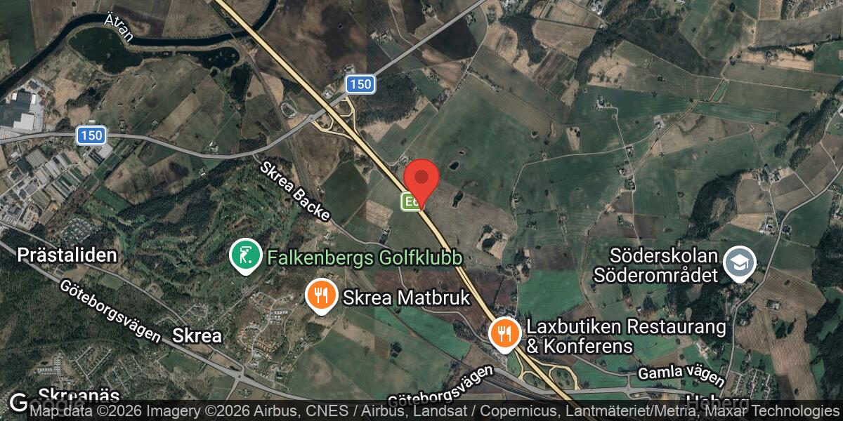 Underhållsarbete på E6 mellan Getinge och Morup den 27 mars