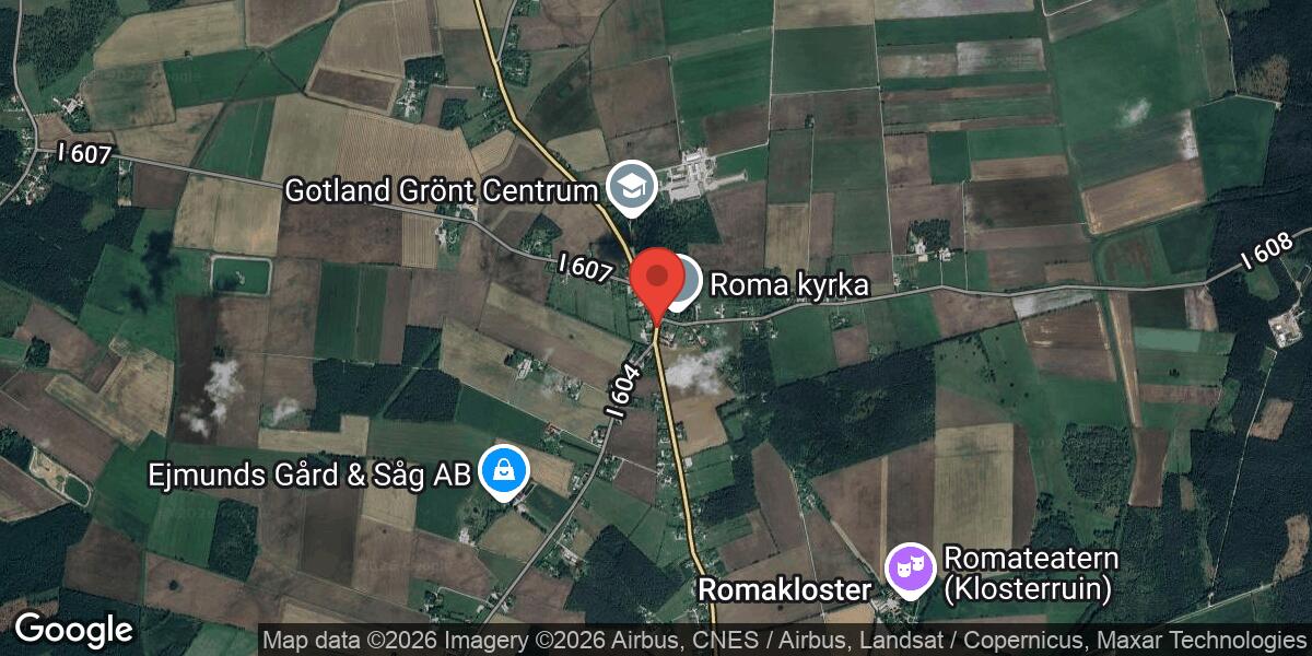 Belysningsarbete med växeltrafik på väg 143 mellan Roma Kyrka och Diskarve