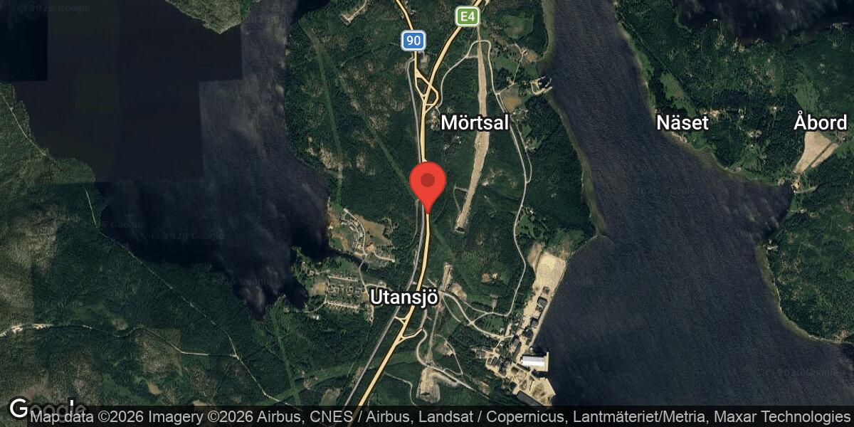 Fordonshaveri på E4 vid Högakustenbron påverkar trafiken mot Sundsvall