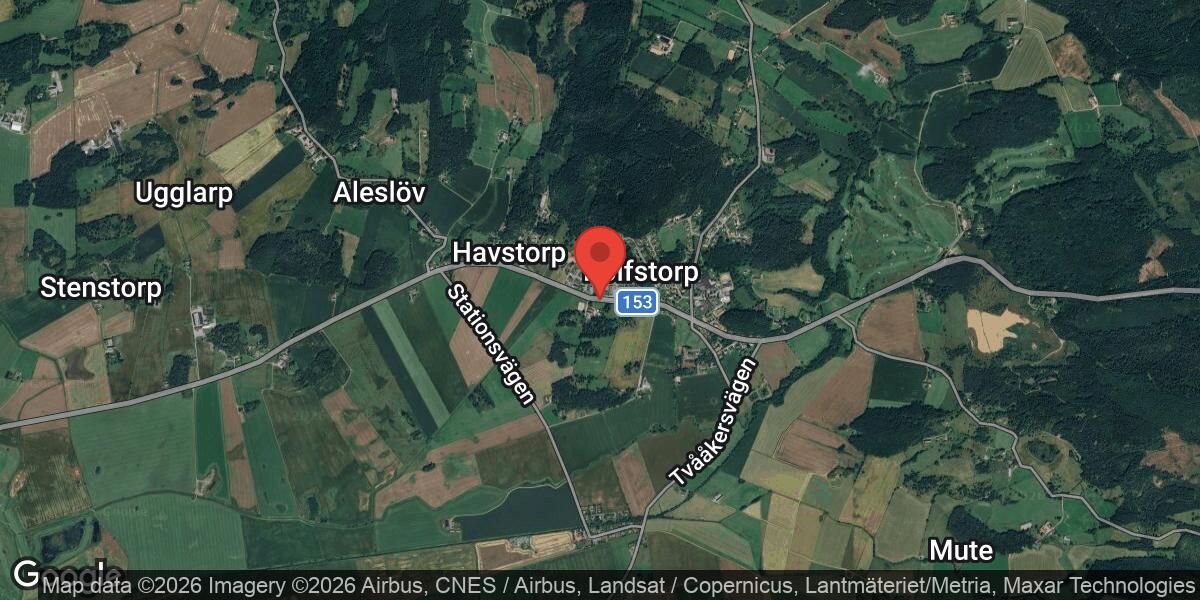 Belysningsarbete på väg 153 mellan Havstorp och Rolfstorp reningsverk avslutat