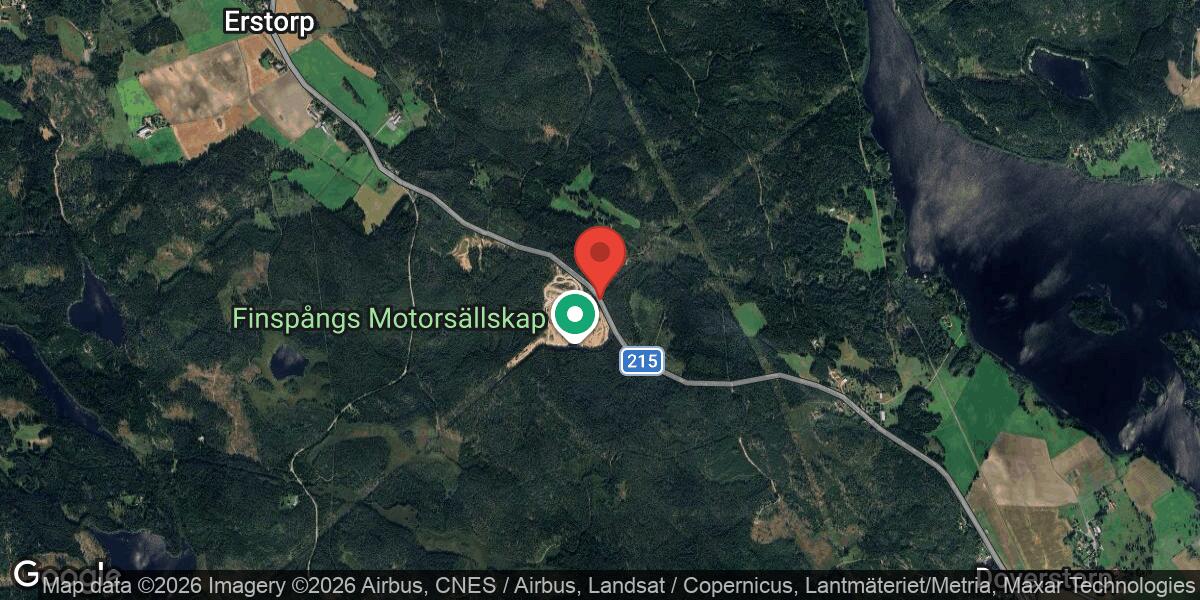 Vägarbete på Väg 215 söder om Erstorp från 27 mars till 1 april