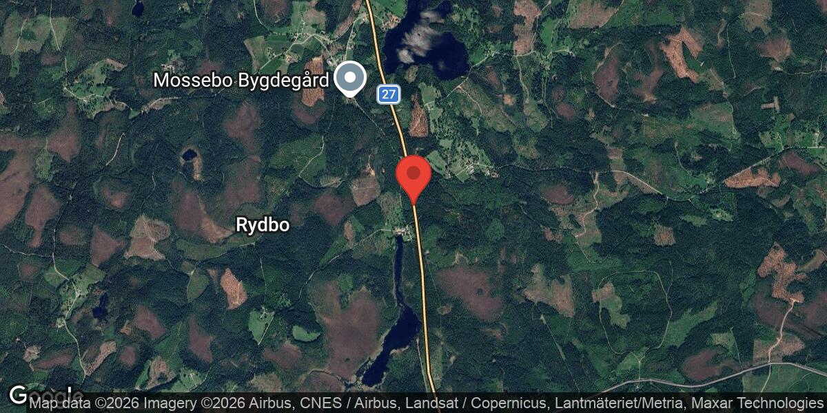 Singelolycka på väg 27 mellan Grälebo och Krubbo med stor påverkan