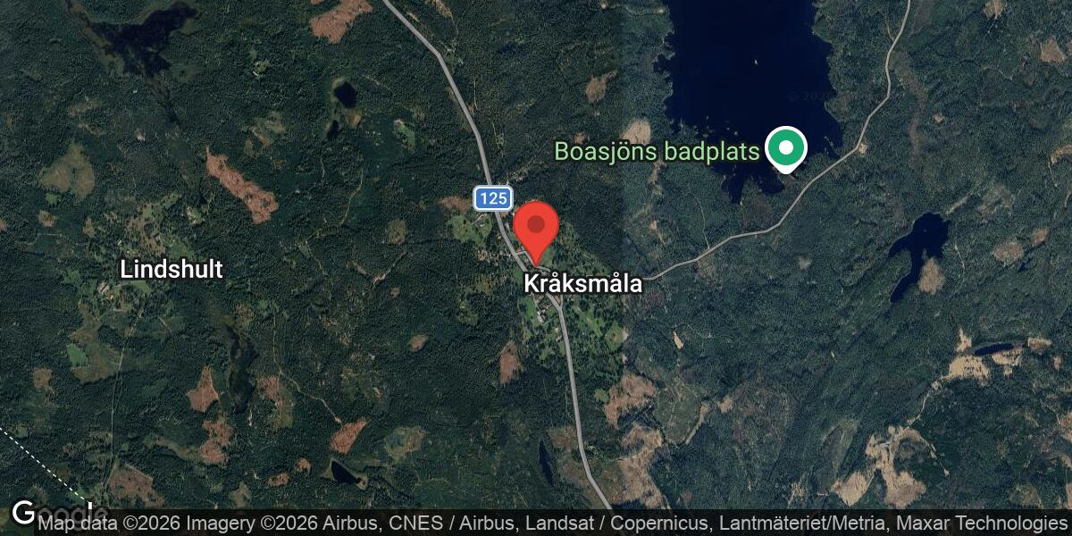 Vägarbete med avstängning på väg 612 i Kråksmåla