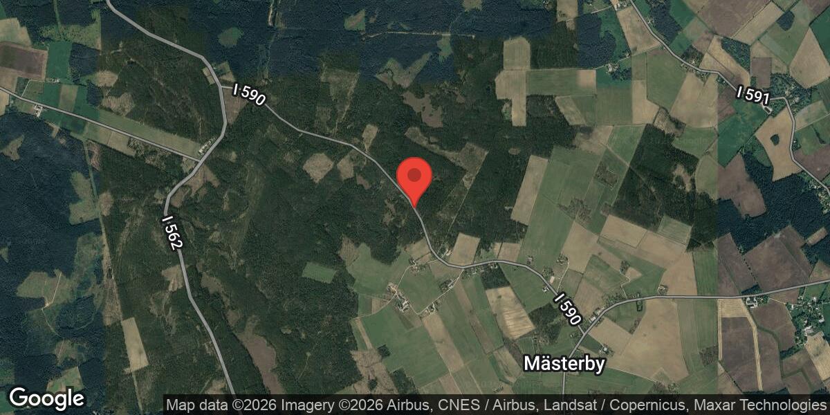 Dikningsarbete på Väg 590 mellan St Enbjänne och Bander med växelvis trafik