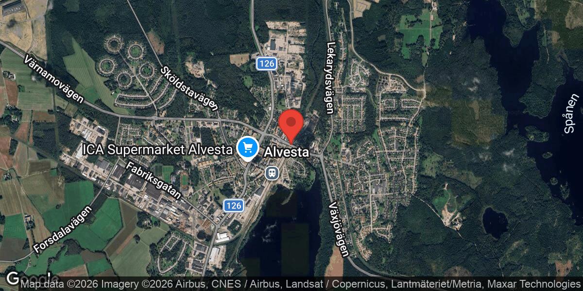 Vägarbete på Väg 707 vid Alvesta pågår fram till 31 mars