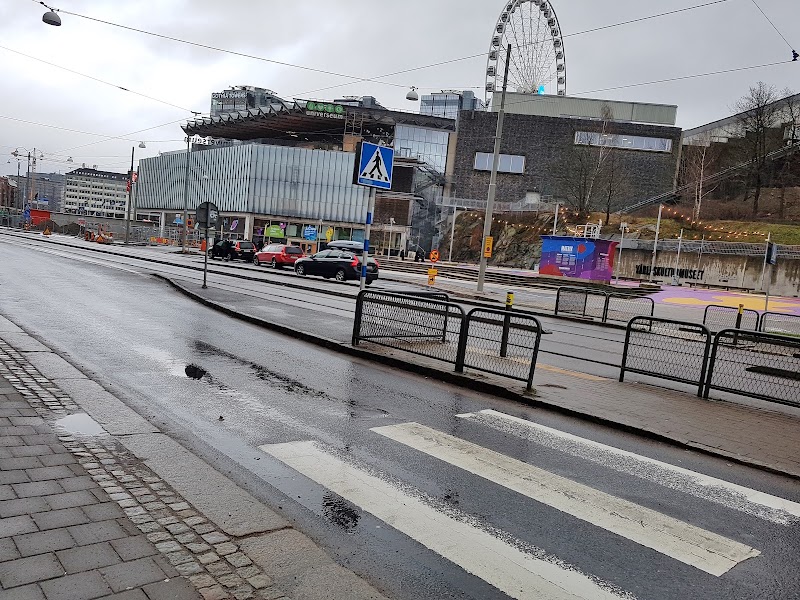 Spårarbete på Södra Vägen i Göteborg 20-24 april