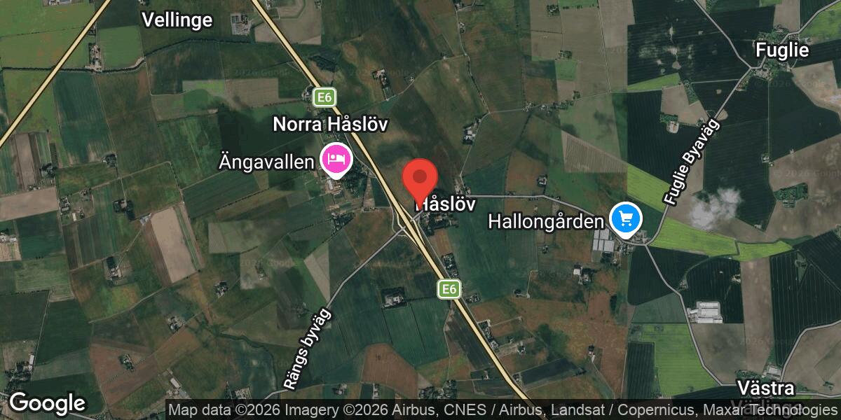 Fordonshaveri på väg 607 vid Håslöv påverkar trafiken