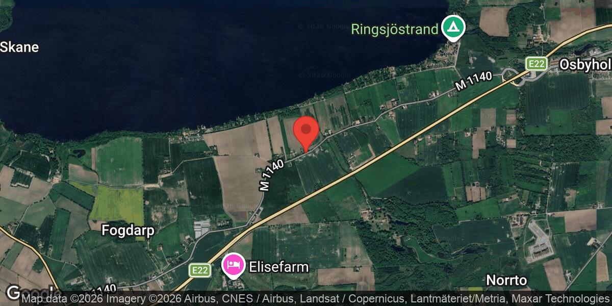 Vägarbete på Väg 1140 mellan Fogdarp V och Trafikplats Osbyholm