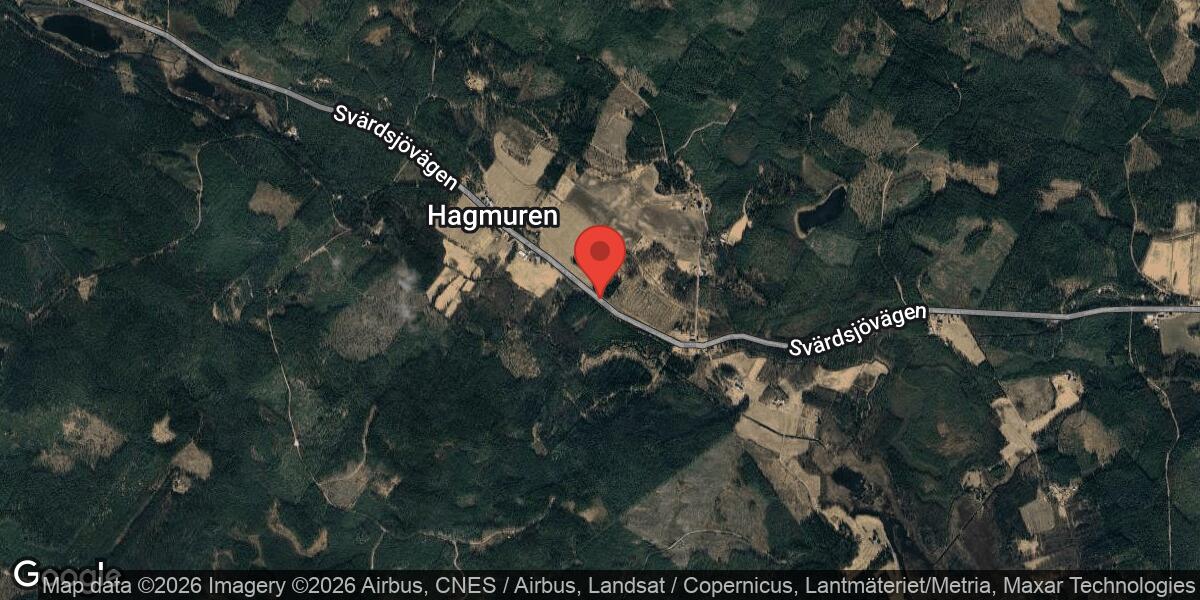 Vägarbete med sandupptagning på väg 537 vid Stocksbo och Åshammar