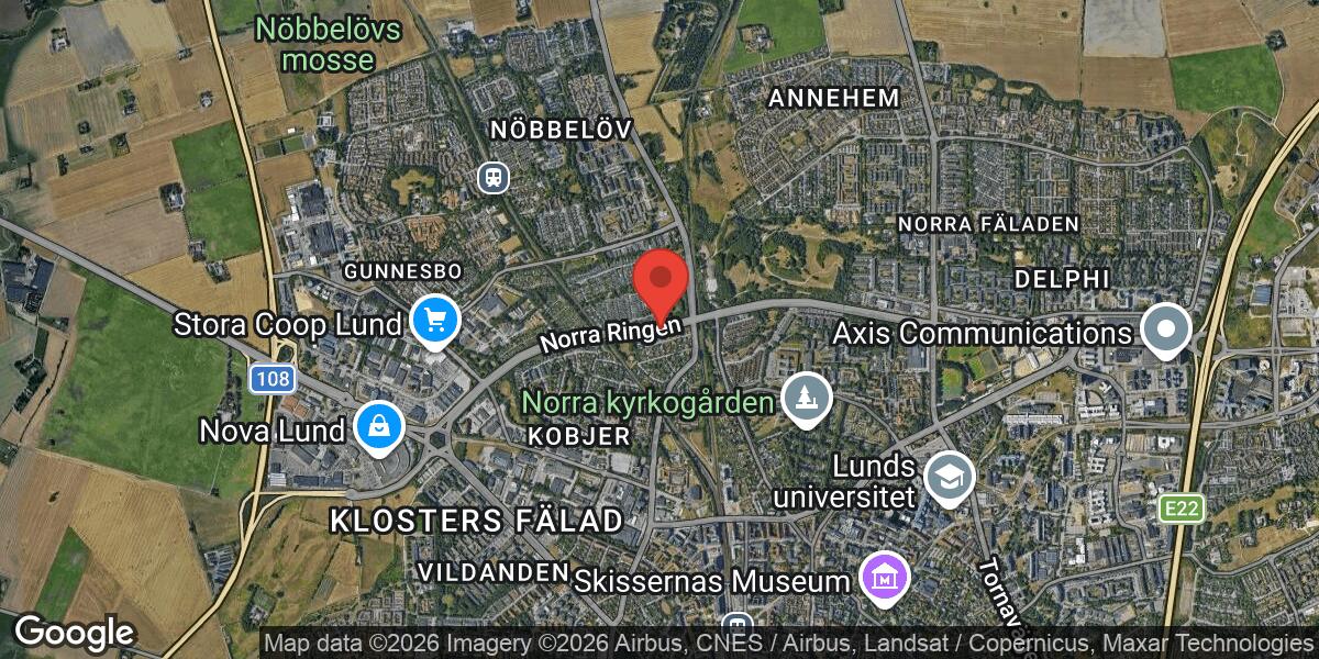 Vägarbete med stor påverkan mellan Gunnesbo och Lund N på E6