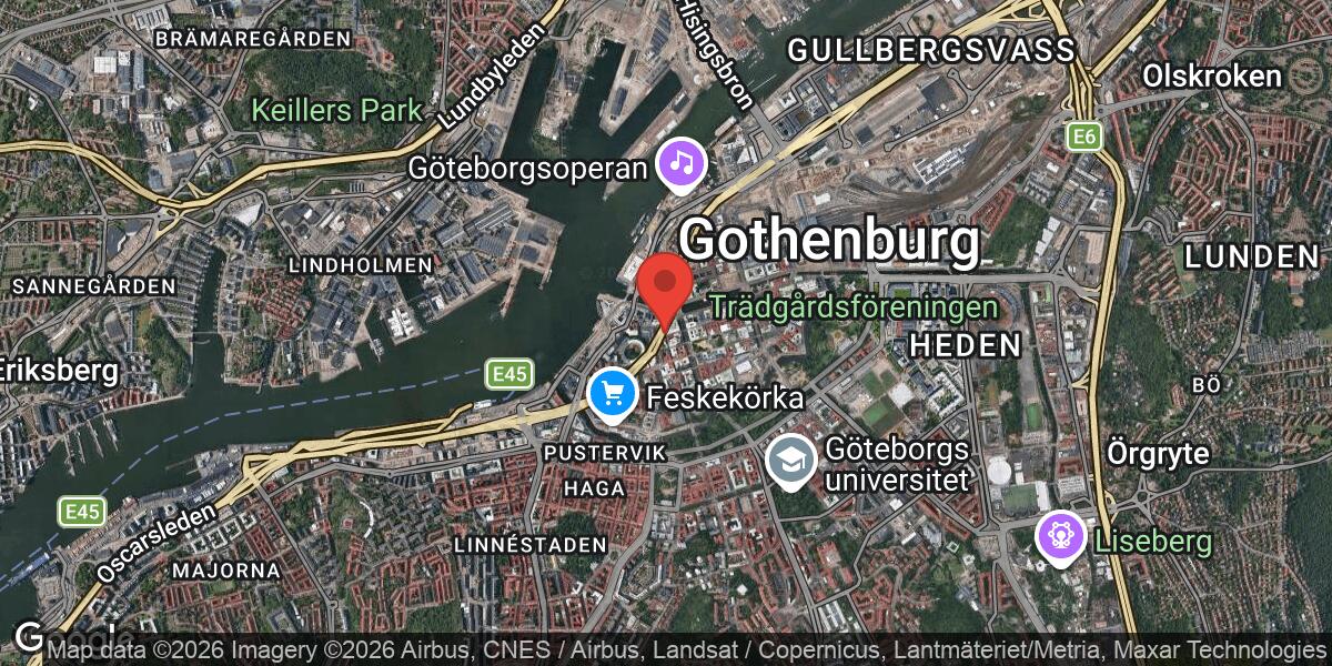 Stora trafikstörningar vid Götatunneln på E45 under vägarbete