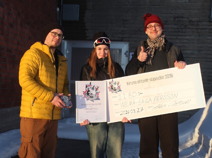 Gruvarbetaren och poeten Wilma-Saga Persson prisas