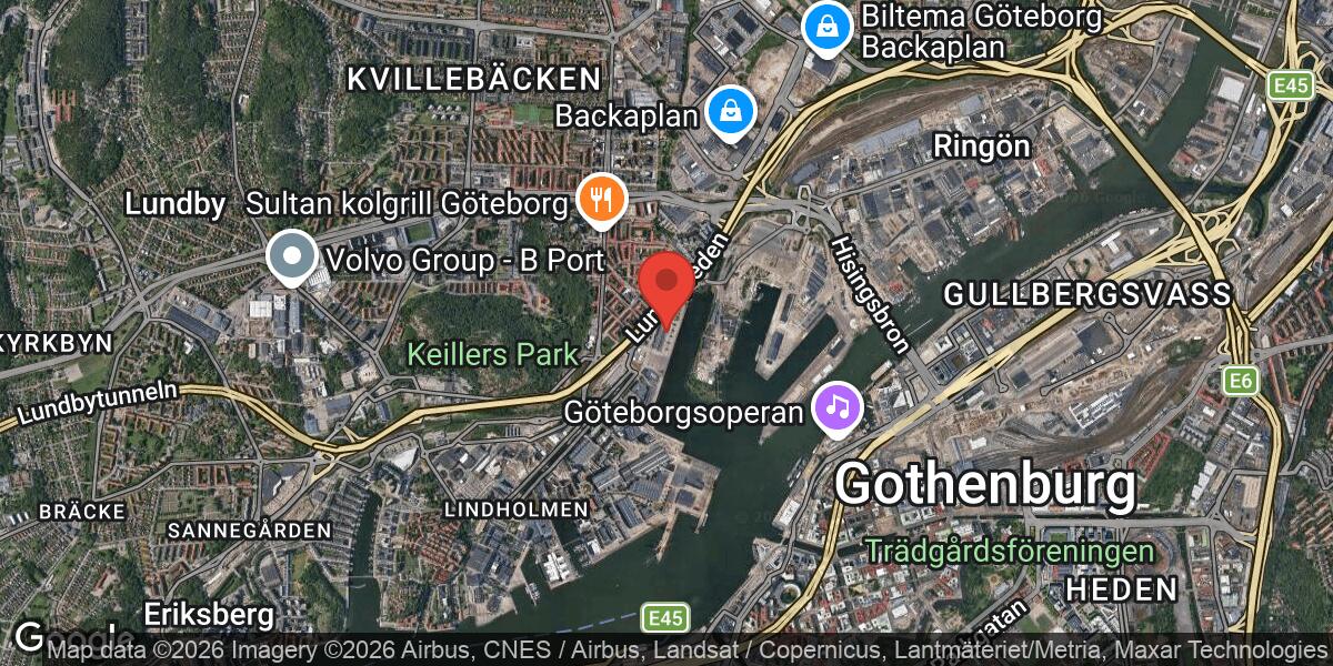 Vägarbete med asfaltering på bussgatan Cersegatan i Göteborg pågår till 10 april