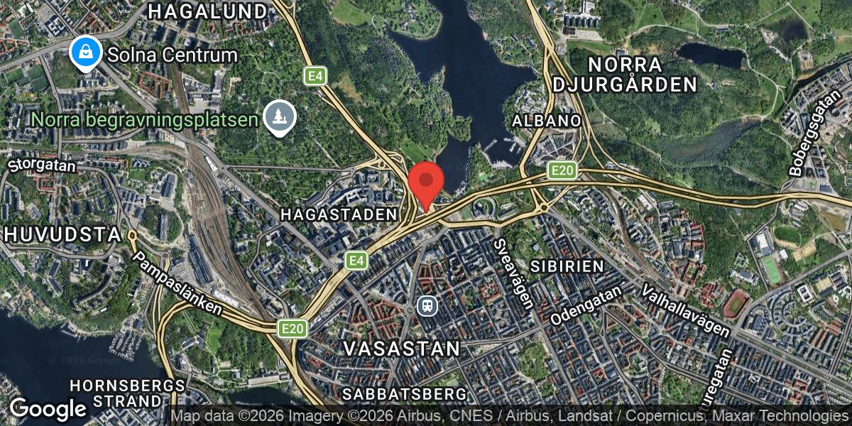 Stallmästartunneln avstängd för tunneltvätt i Solna