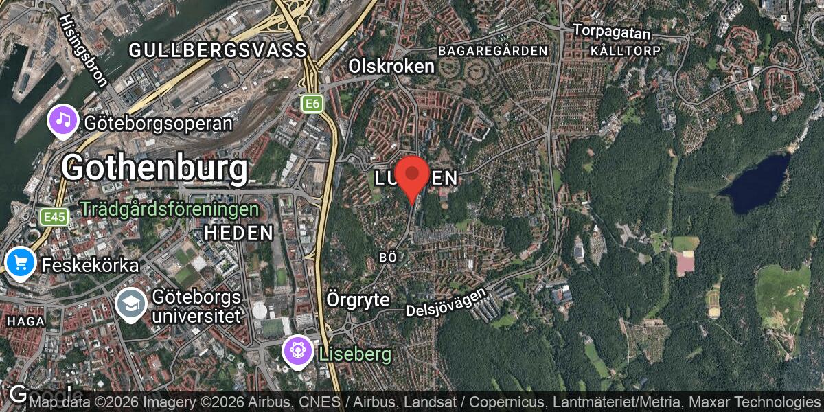 Ledningsarbete påverkar trafiken på Örgrytevägen och närliggande vägar i Göteborg