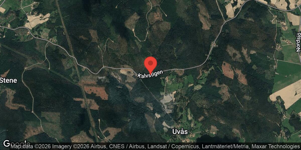 Singelolycka stänger väg 700 mellan Kåsjö och Nordsjö