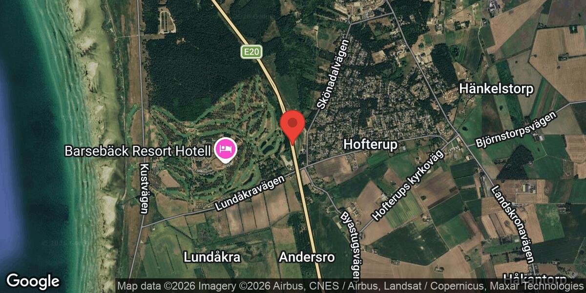 Påkört djur på E6 norr om Löddeköpinge – liten påverkan på trafiken